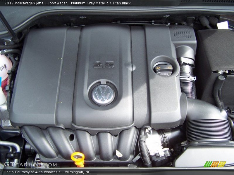 Platinum Gray Metallic / Titan Black 2012 Volkswagen Jetta S SportWagen
