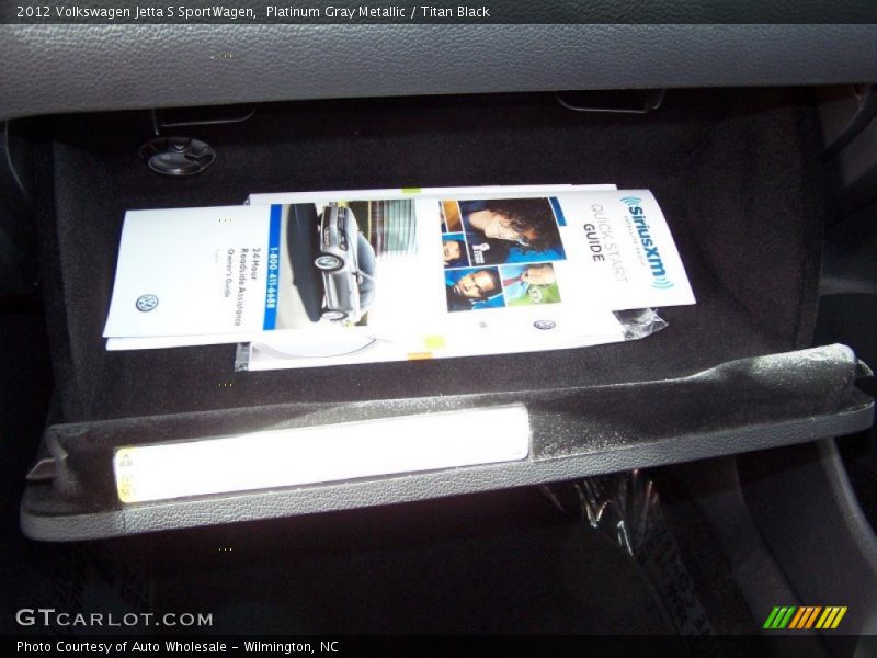 Platinum Gray Metallic / Titan Black 2012 Volkswagen Jetta S SportWagen