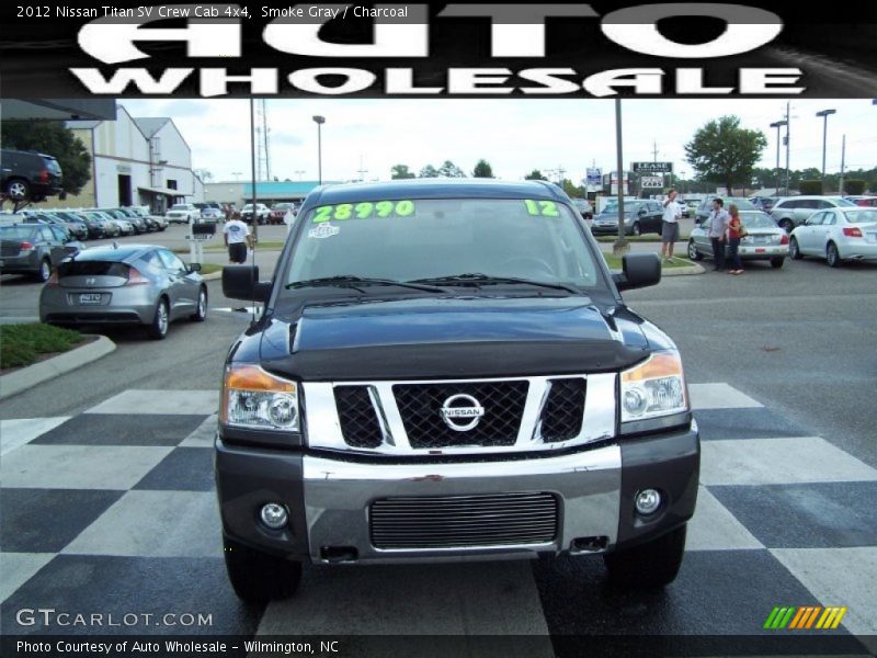 Smoke Gray / Charcoal 2012 Nissan Titan SV Crew Cab 4x4