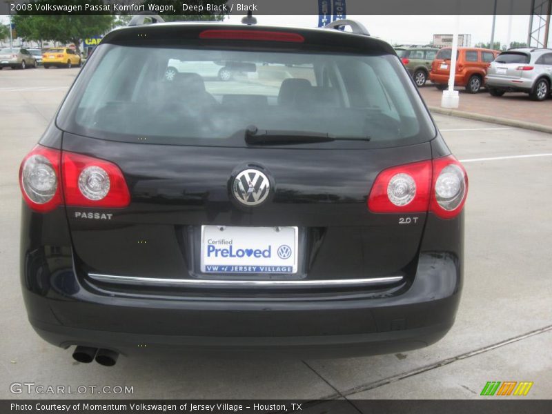 Deep Black / Black 2008 Volkswagen Passat Komfort Wagon