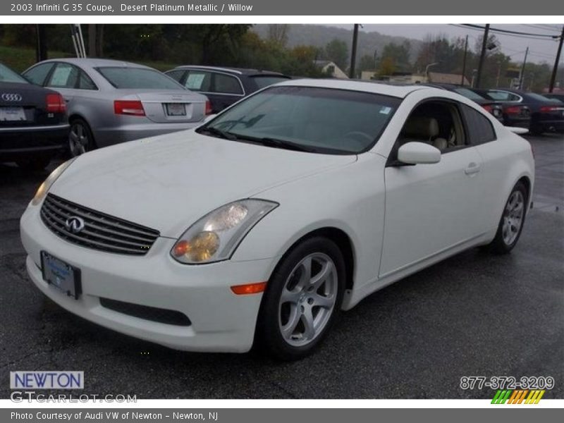 Desert Platinum Metallic / Willow 2003 Infiniti G 35 Coupe