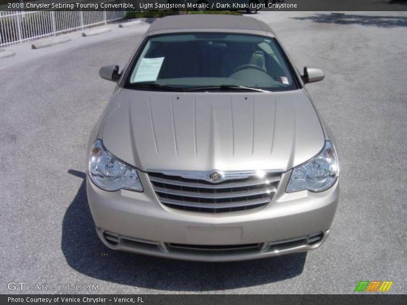 Light Sandstone Metallic / Dark Khaki/Light Graystone 2008 Chrysler Sebring Touring Convertible