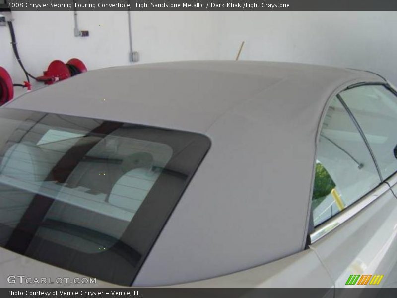 Light Sandstone Metallic / Dark Khaki/Light Graystone 2008 Chrysler Sebring Touring Convertible