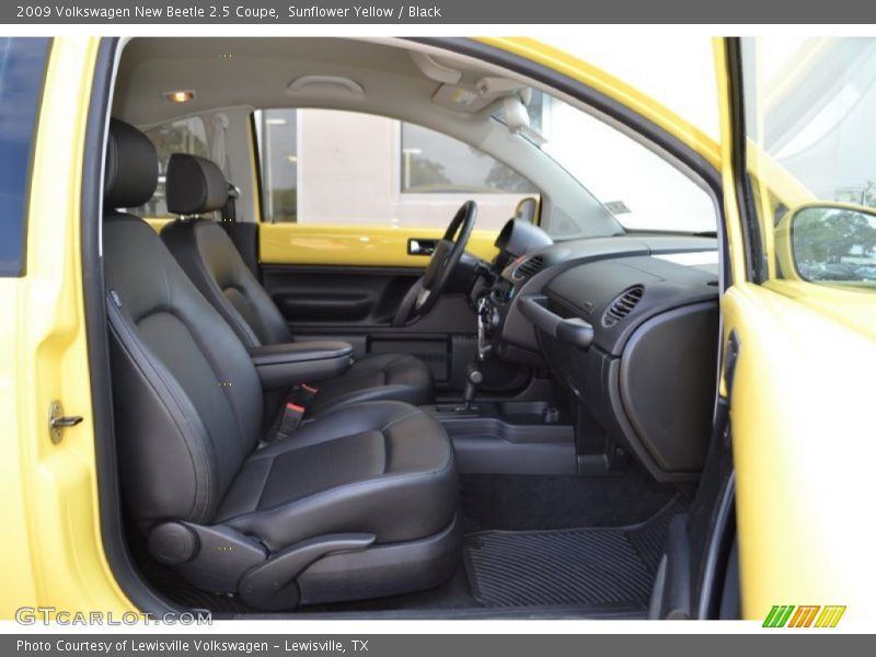 Sunflower Yellow / Black 2009 Volkswagen New Beetle 2.5 Coupe