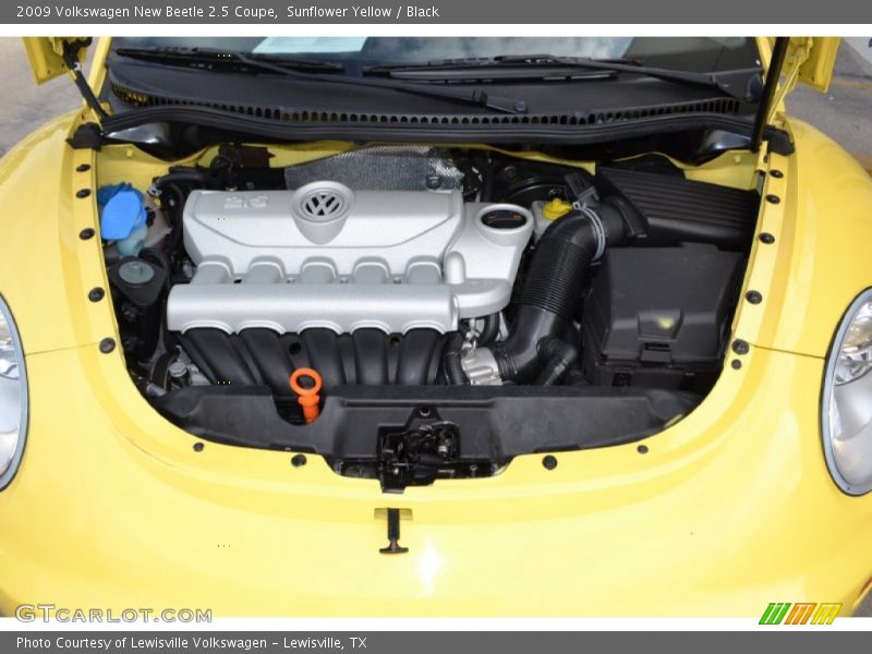 Sunflower Yellow / Black 2009 Volkswagen New Beetle 2.5 Coupe