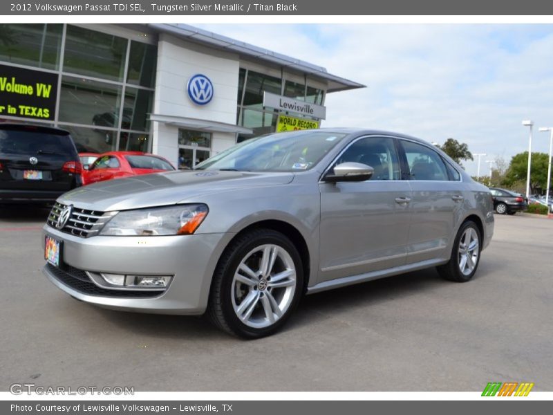 Tungsten Silver Metallic / Titan Black 2012 Volkswagen Passat TDI SEL