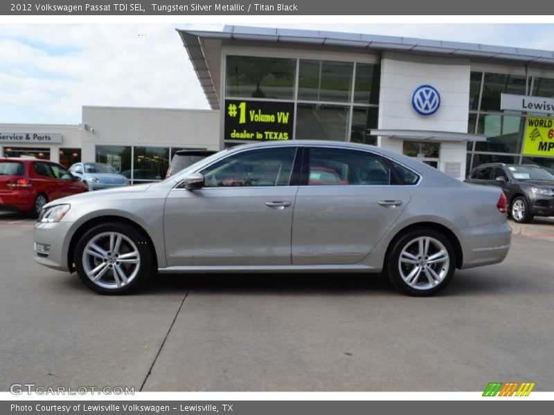 Tungsten Silver Metallic / Titan Black 2012 Volkswagen Passat TDI SEL