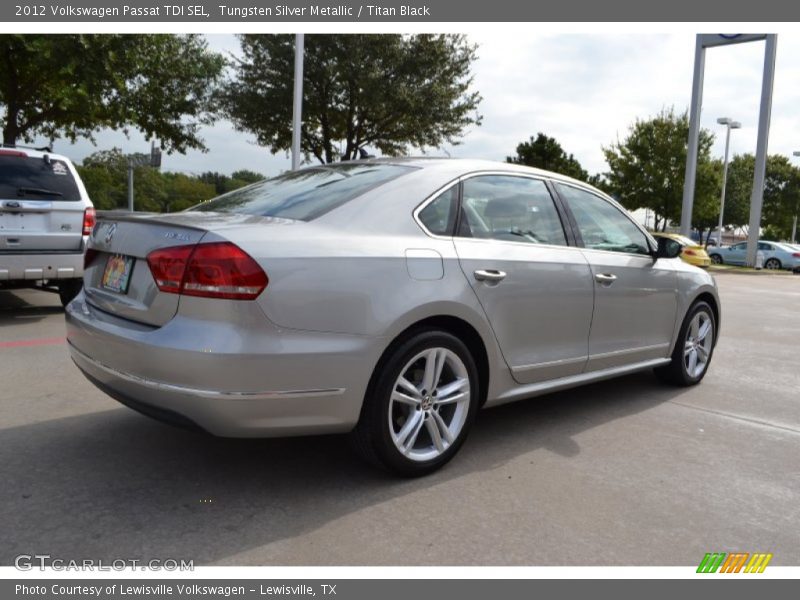 Tungsten Silver Metallic / Titan Black 2012 Volkswagen Passat TDI SEL