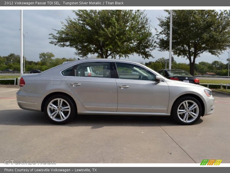 Tungsten Silver Metallic / Titan Black 2012 Volkswagen Passat TDI SEL