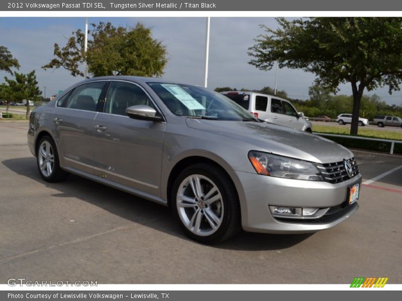Tungsten Silver Metallic / Titan Black 2012 Volkswagen Passat TDI SEL