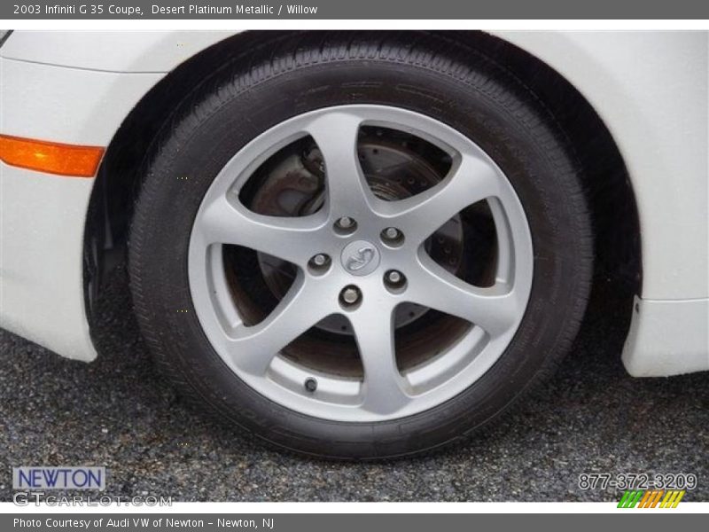 Desert Platinum Metallic / Willow 2003 Infiniti G 35 Coupe