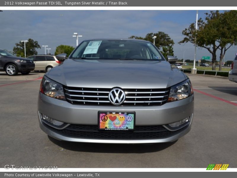 Tungsten Silver Metallic / Titan Black 2012 Volkswagen Passat TDI SEL