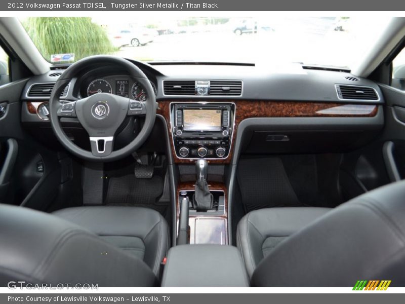 Tungsten Silver Metallic / Titan Black 2012 Volkswagen Passat TDI SEL