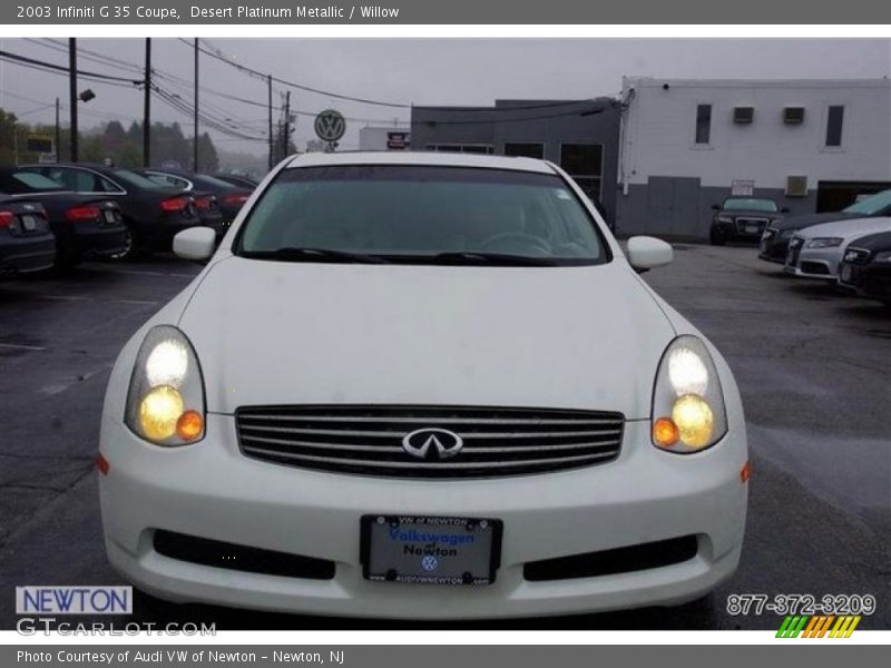 Desert Platinum Metallic / Willow 2003 Infiniti G 35 Coupe