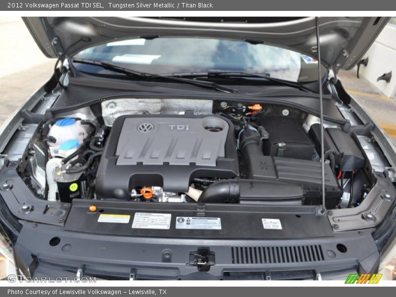 Tungsten Silver Metallic / Titan Black 2012 Volkswagen Passat TDI SEL