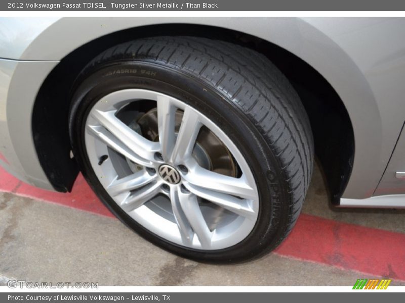 Tungsten Silver Metallic / Titan Black 2012 Volkswagen Passat TDI SEL