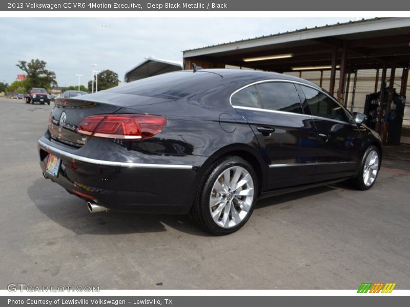 Deep Black Metallic / Black 2013 Volkswagen CC VR6 4Motion Executive