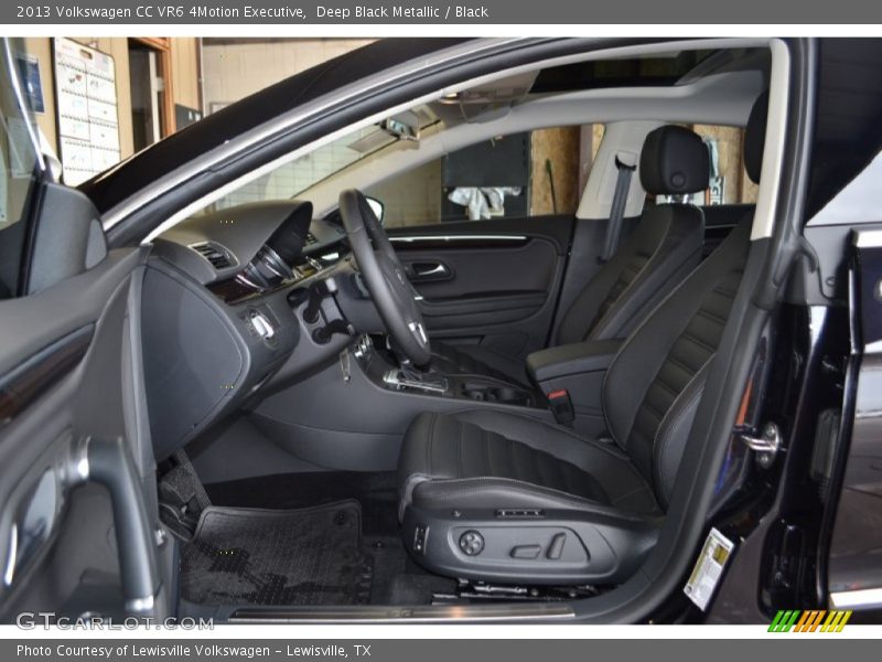 Deep Black Metallic / Black 2013 Volkswagen CC VR6 4Motion Executive