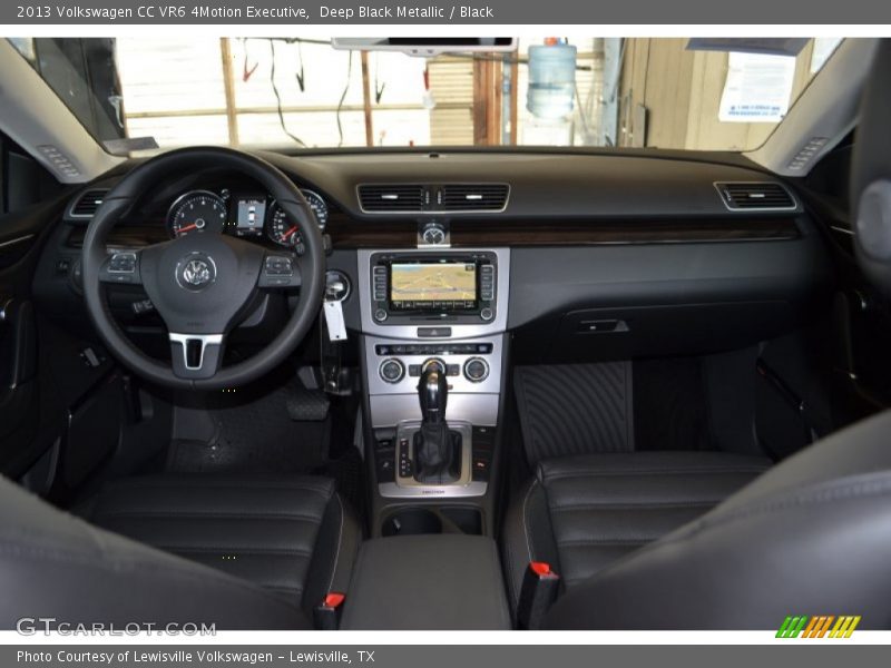 Deep Black Metallic / Black 2013 Volkswagen CC VR6 4Motion Executive