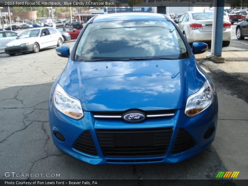 Blue Candy / Charcoal Black 2013 Ford Focus SE Hatchback
