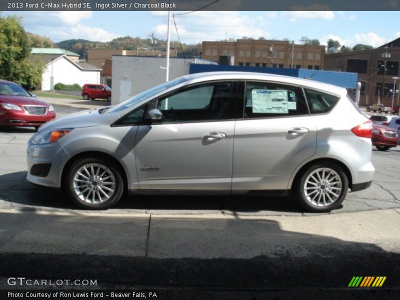 Ingot Silver / Charcoal Black 2013 Ford C-Max Hybrid SE
