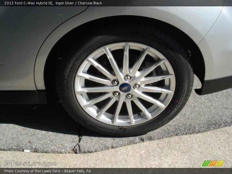 Ingot Silver / Charcoal Black 2013 Ford C-Max Hybrid SE