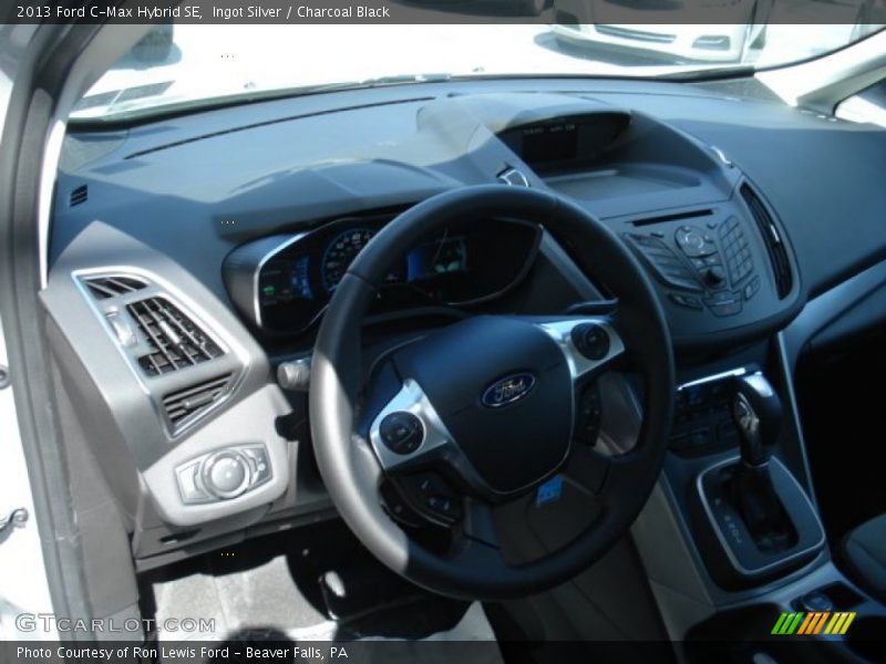Ingot Silver / Charcoal Black 2013 Ford C-Max Hybrid SE