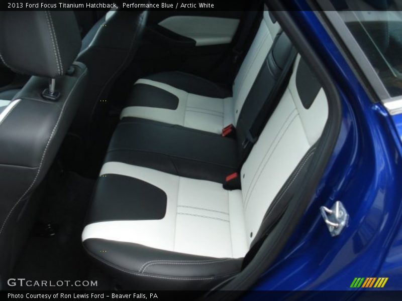 Rear Seat of 2013 Focus Titanium Hatchback