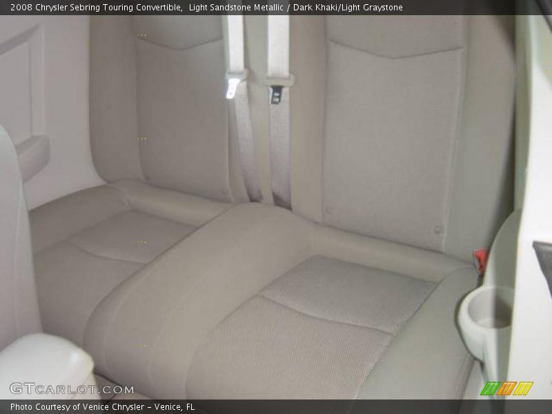 Light Sandstone Metallic / Dark Khaki/Light Graystone 2008 Chrysler Sebring Touring Convertible