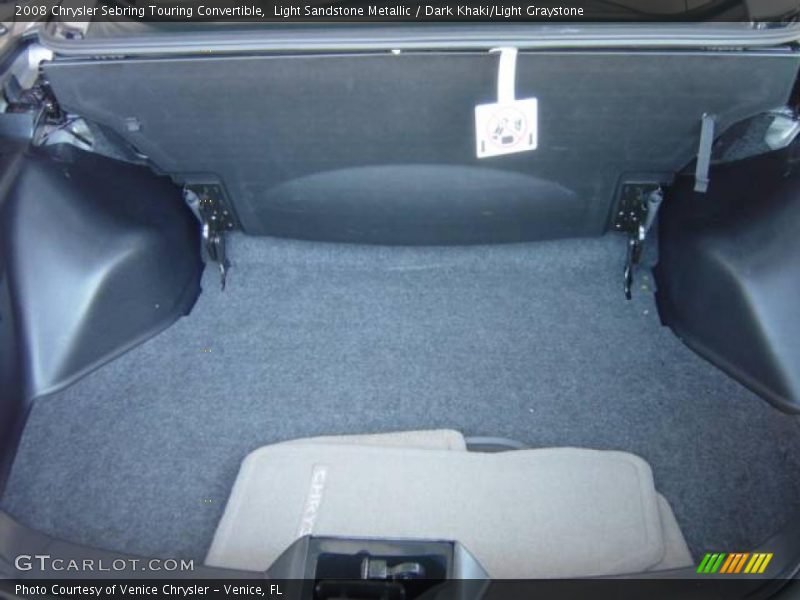 Light Sandstone Metallic / Dark Khaki/Light Graystone 2008 Chrysler Sebring Touring Convertible