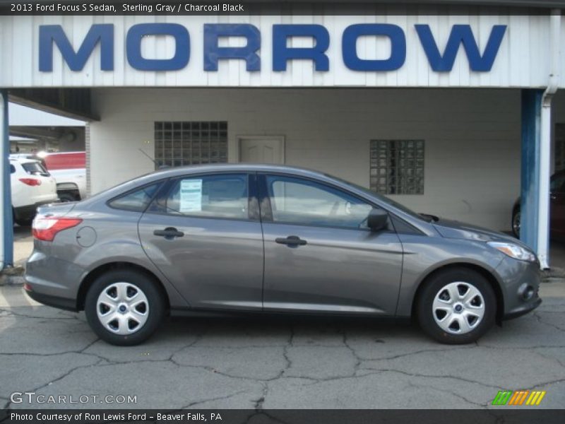 Sterling Gray / Charcoal Black 2013 Ford Focus S Sedan