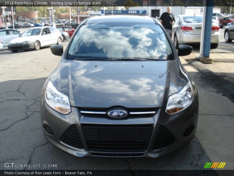 Sterling Gray / Charcoal Black 2013 Ford Focus S Sedan