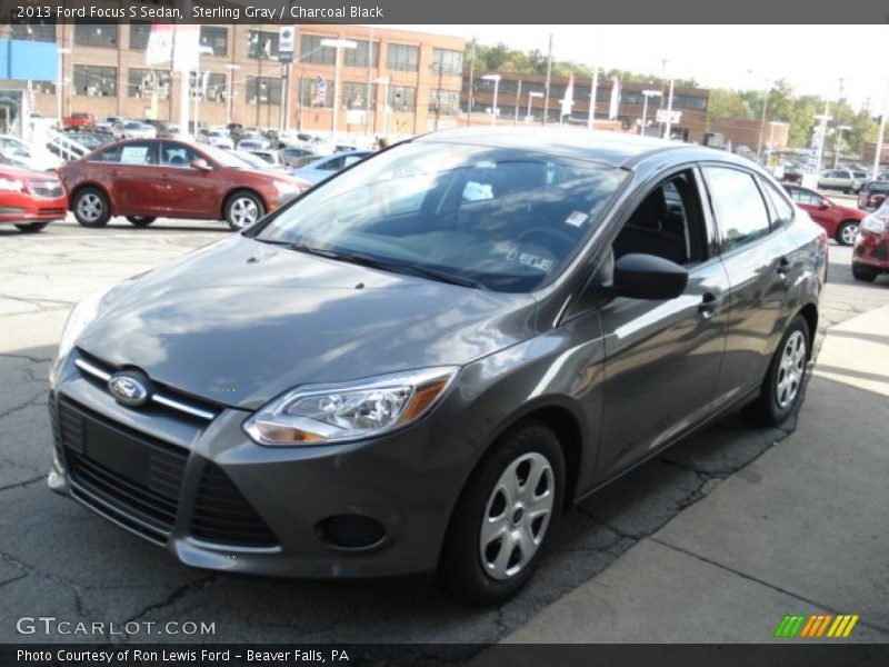 Sterling Gray / Charcoal Black 2013 Ford Focus S Sedan