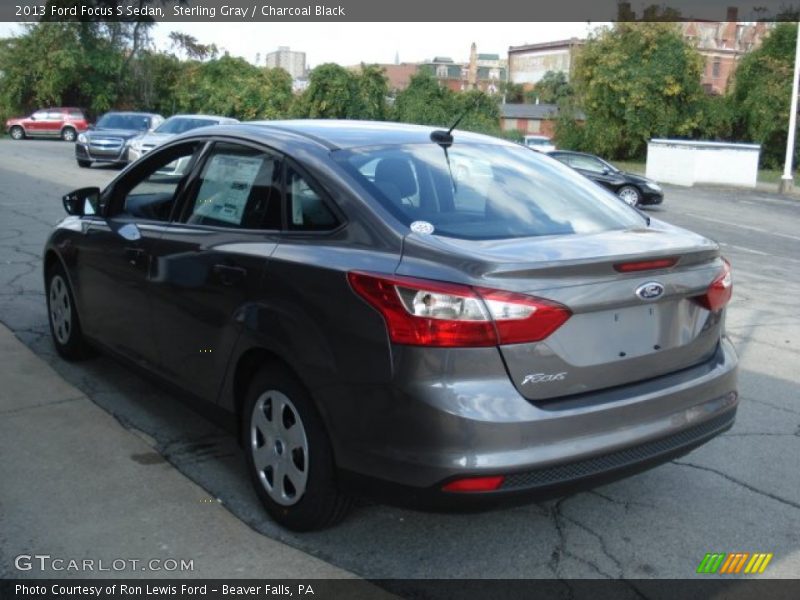 Sterling Gray / Charcoal Black 2013 Ford Focus S Sedan