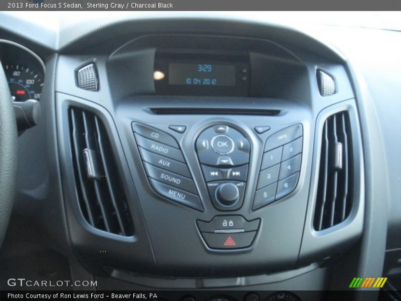 Sterling Gray / Charcoal Black 2013 Ford Focus S Sedan