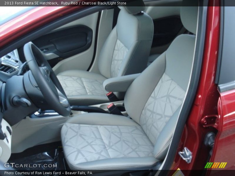 Ruby Red / Charcoal Black/Light Stone 2013 Ford Fiesta SE Hatchback