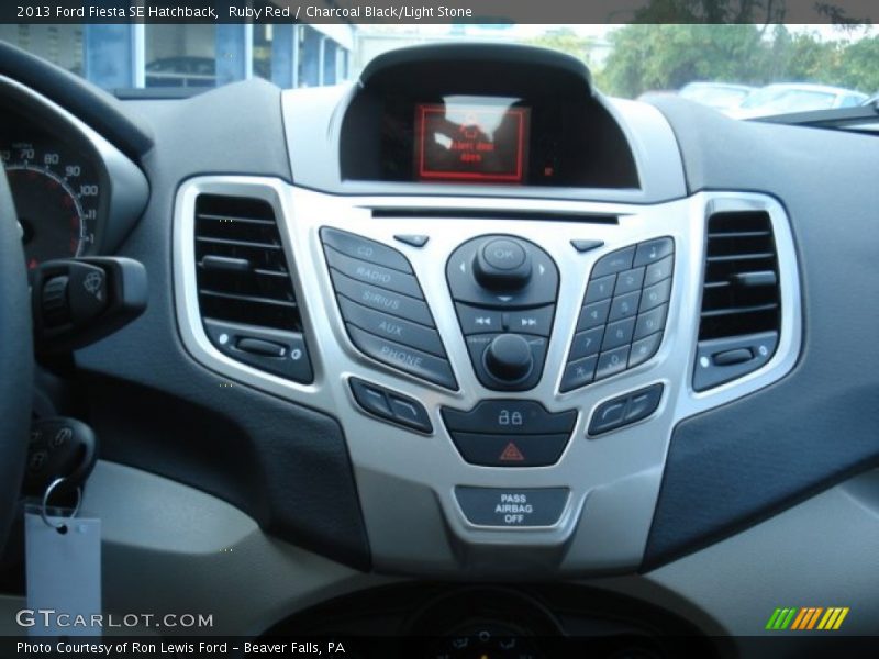Ruby Red / Charcoal Black/Light Stone 2013 Ford Fiesta SE Hatchback