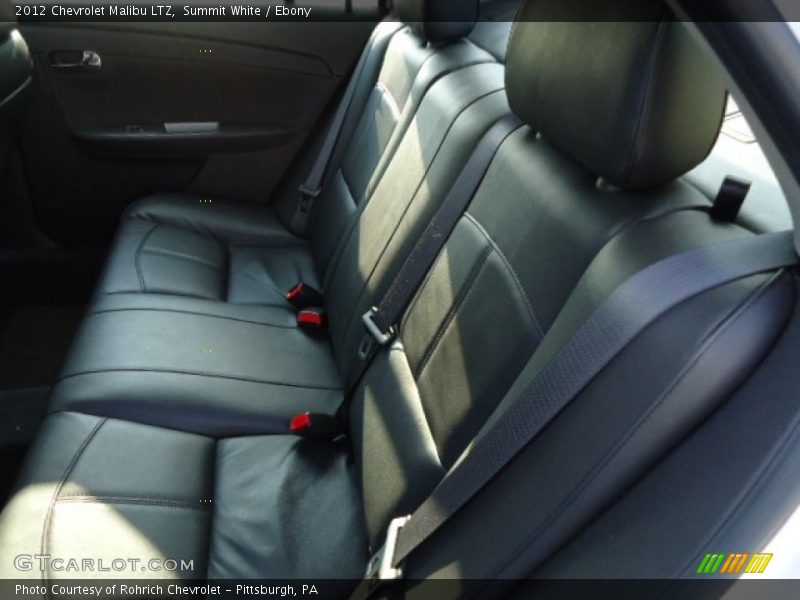 Summit White / Ebony 2012 Chevrolet Malibu LTZ