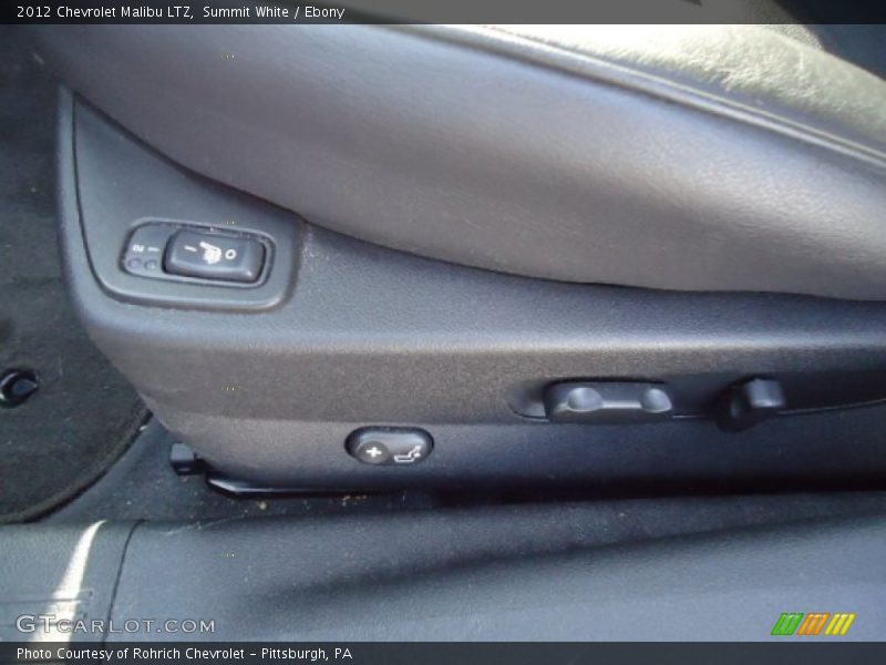 Summit White / Ebony 2012 Chevrolet Malibu LTZ