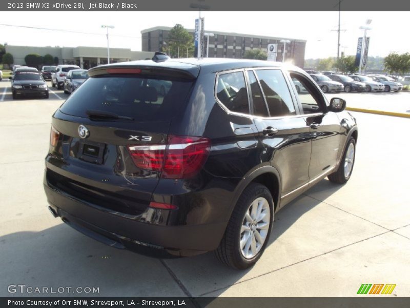 Jet Black / Black 2013 BMW X3 xDrive 28i