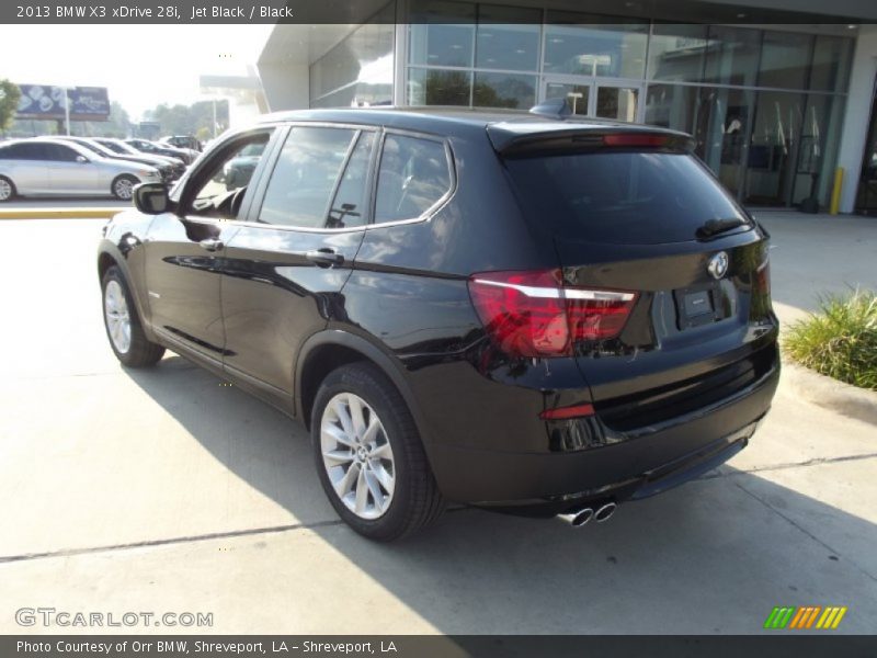 Jet Black / Black 2013 BMW X3 xDrive 28i