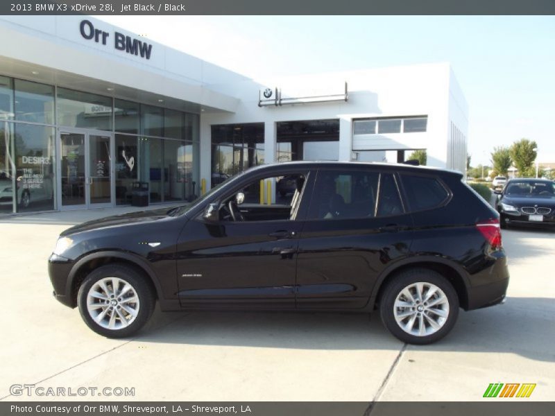 Jet Black / Black 2013 BMW X3 xDrive 28i