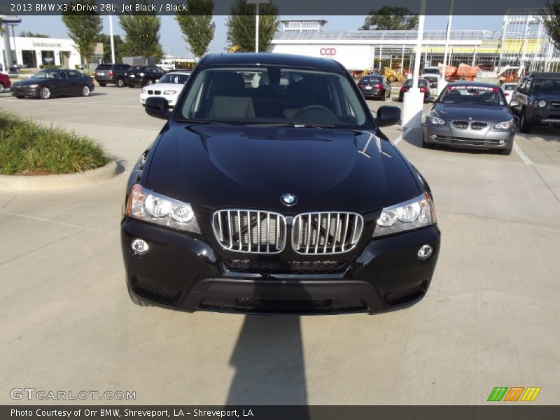 Jet Black / Black 2013 BMW X3 xDrive 28i