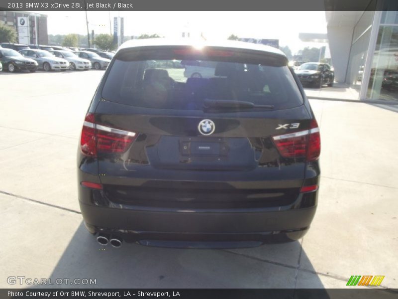Jet Black / Black 2013 BMW X3 xDrive 28i