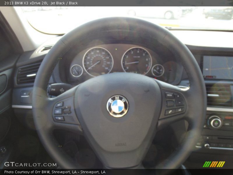 Jet Black / Black 2013 BMW X3 xDrive 28i