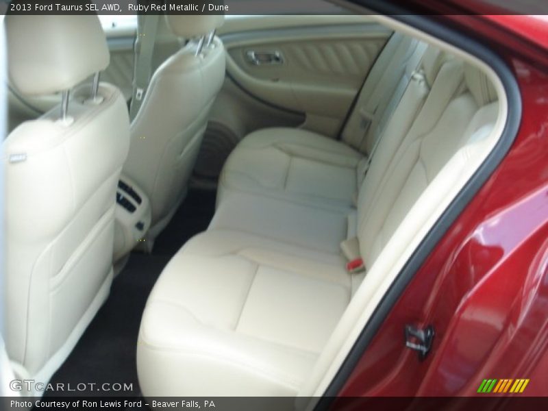 Ruby Red Metallic / Dune 2013 Ford Taurus SEL AWD