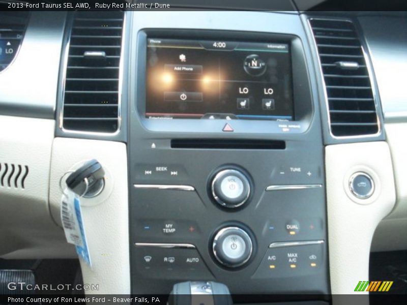 Ruby Red Metallic / Dune 2013 Ford Taurus SEL AWD