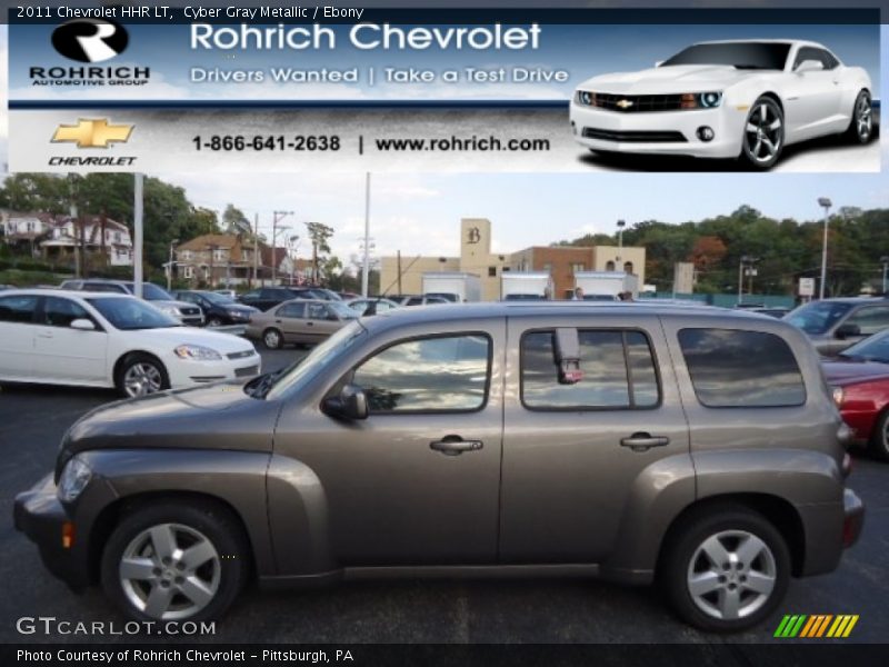 Cyber Gray Metallic / Ebony 2011 Chevrolet HHR LT