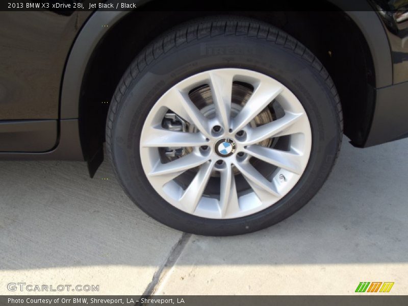 Jet Black / Black 2013 BMW X3 xDrive 28i