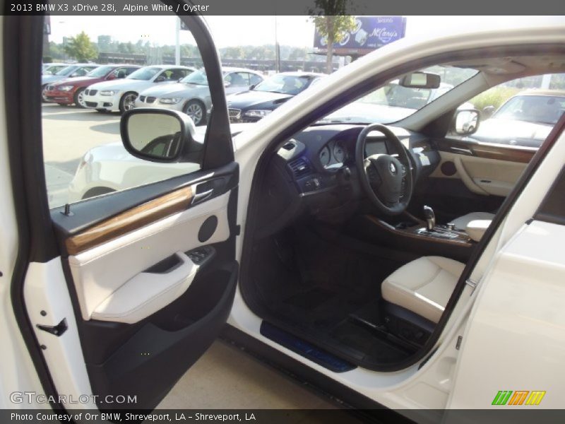 Alpine White / Oyster 2013 BMW X3 xDrive 28i